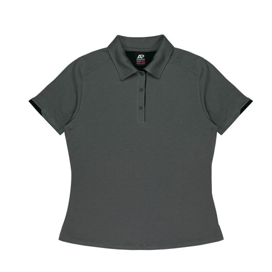 Lucia Womens Polos Slate Black
